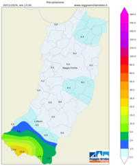 Mappa interpolata rain_day