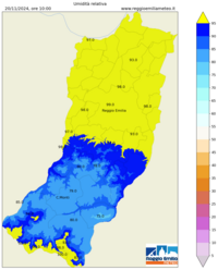 Mappa interpolata rel_hum