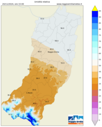 Mappa interpolata rel_hum