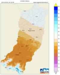 Mappa interpolata rel_hum