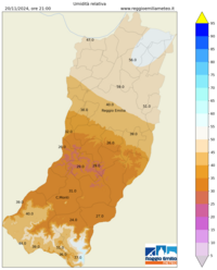 Mappa interpolata rel_hum