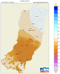 Mappa interpolata rel_hum