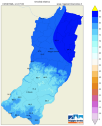 Mappa interpolata rel_hum