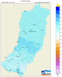 Mappa interpolata rel_hum