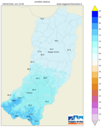 Mappa interpolata rel_hum