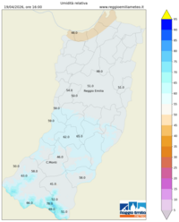 Mappa interpolata rel_hum