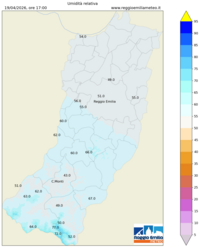 Mappa interpolata rel_hum