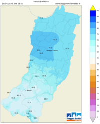 Mappa interpolata rel_hum