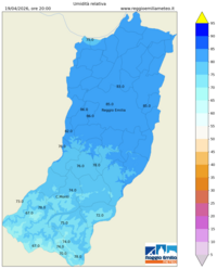 Mappa interpolata rel_hum