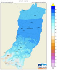 Mappa interpolata rel_hum