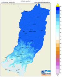Mappa interpolata rel_hum