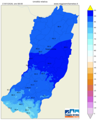 Mappa interpolata rel_hum