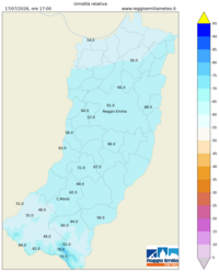 Mappa interpolata rel_hum