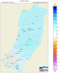 Mappa interpolata rel_hum