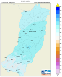 Mappa interpolata rel_hum
