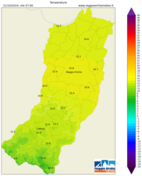 Mappa interpolata temp_val