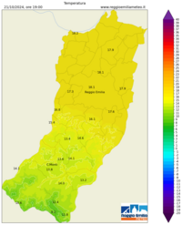 Mappa interpolata temp_val