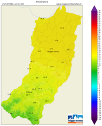 Mappa interpolata temp_val