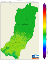 Mappa interpolata temp_val