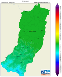 Mappa interpolata temp_val