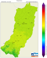 Mappa interpolata temp_val