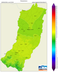 Mappa interpolata temp_val