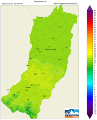 Mappa interpolata temp_val
