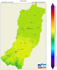 Mappa interpolata temp_val