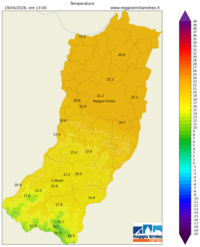 Mappa interpolata temp_val