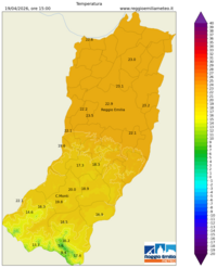 Mappa interpolata temp_val