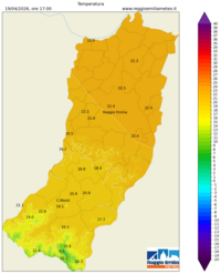 Mappa interpolata temp_val