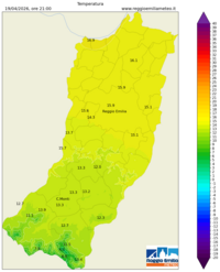 Mappa interpolata temp_val