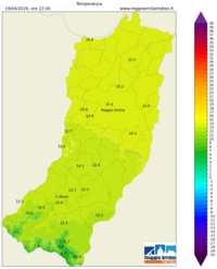 Mappa interpolata temp_val