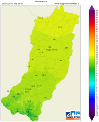 Mappa interpolata temp_val