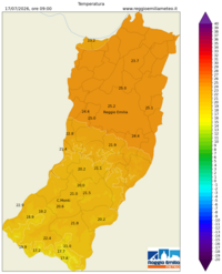 Mappa interpolata temp_val