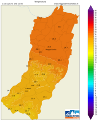 Mappa interpolata temp_val