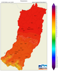 Mappa interpolata temp_val