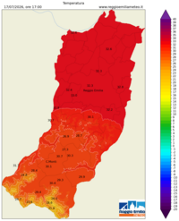 Mappa interpolata temp_val