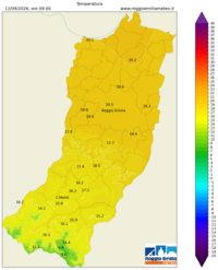 Mappa interpolata temp_val