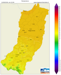 Mappa interpolata temp_val