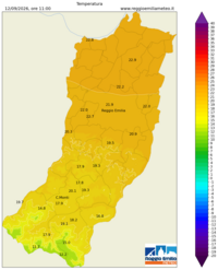 Mappa interpolata temp_val