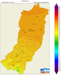 Mappa interpolata temp_val