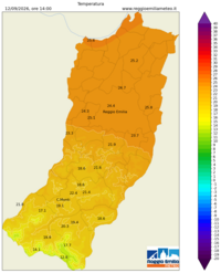 Mappa interpolata temp_val