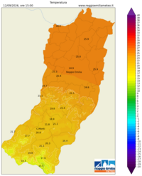 Mappa interpolata temp_val