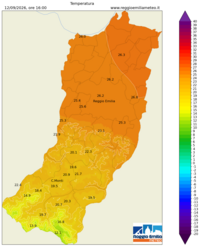 Mappa interpolata temp_val
