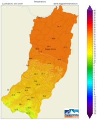 Mappa interpolata temp_val
