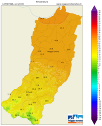 Mappa interpolata temp_val