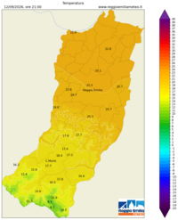 Mappa interpolata temp_val