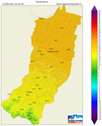 Mappa interpolata temp_val