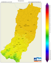 Mappa interpolata temp_val